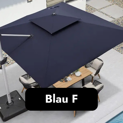 SolunaGlow™ Parasol LED solaire déporté