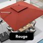 SolunaGlow™ Parasol LED solaire déporté